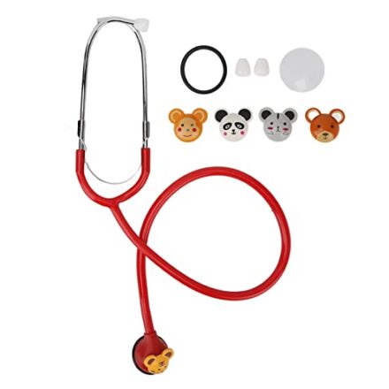 freundliches Stethoskop, arzt-Stethoskop für mit Weichen Ohrstöpseln, Tierförmigen Ersatzköpfen für Ärzte, Krankenschwestern, Heimgebrauch  