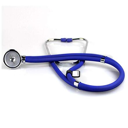 RUIVE Multifunktionales Arztstethoskop Medizinisches Haushaltskinderstethoskop für Schwangere Frauen Zum Abhören Fetalen Herzblutdrucks (blau)  